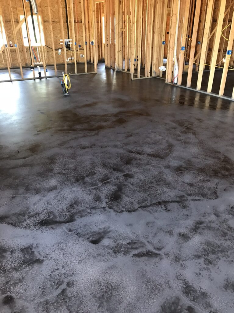 A Colossal Error In Concrete Staining